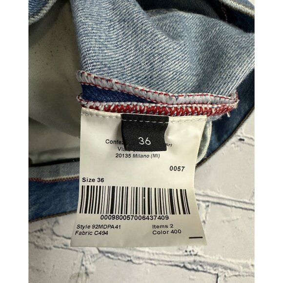 Calvin Klein 205W39Nyc Raf Simons Jaws Printed Patch Denim - Picture 4 of 11